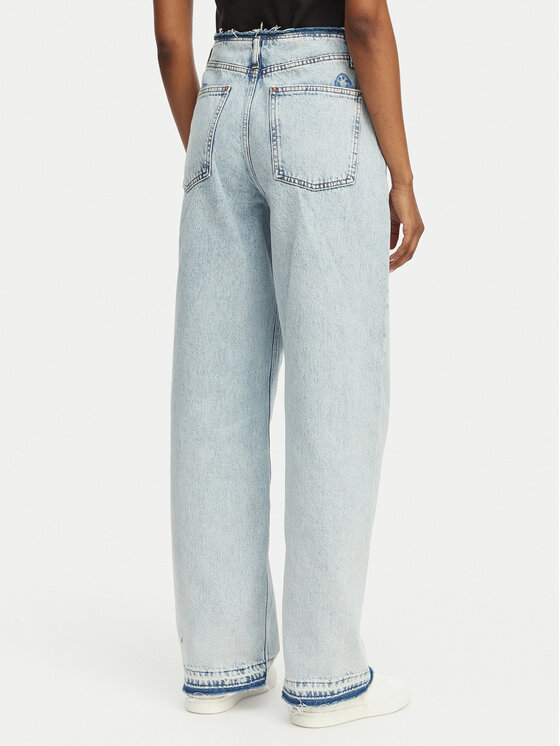 HUGO HUGO Jeans Leni 50557022 Azzurro chiaro Loose Fit