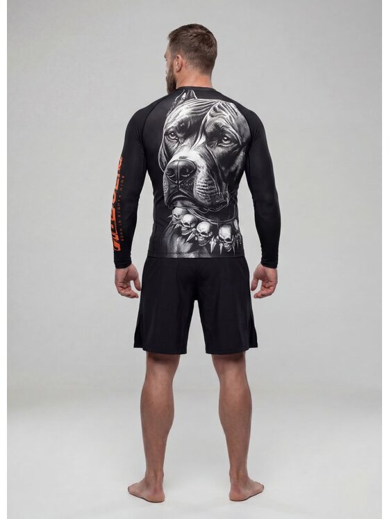 PITBULL PITBULL Koszulka techniczna BLACKY Czarny Regular Fit