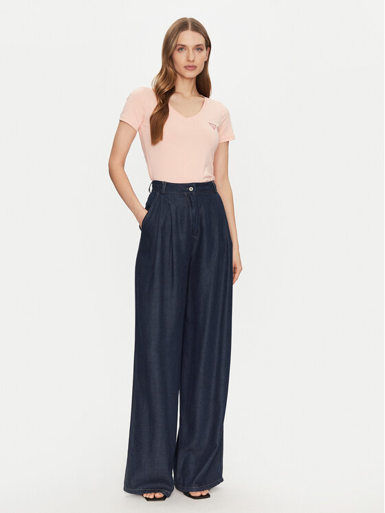 Guess Guess T-särk W2YI45 J1314 Oranž Slim Fit