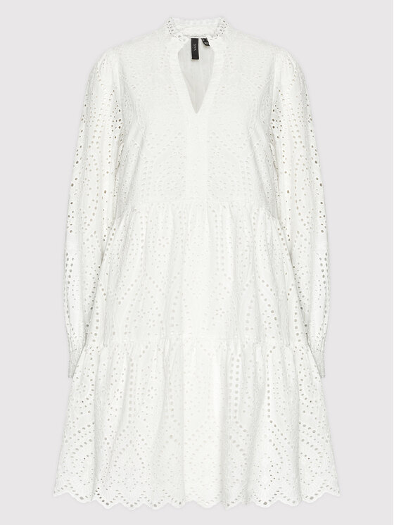 YAS YAS Vestito da giorno Holi 26027162 Bianco Relaxed Fit