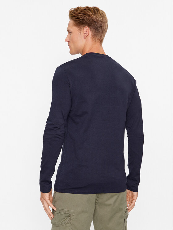 Guess Guess Longsleeve Original Logo M2YI31 I3Z14 Blu scuro Slim Fit