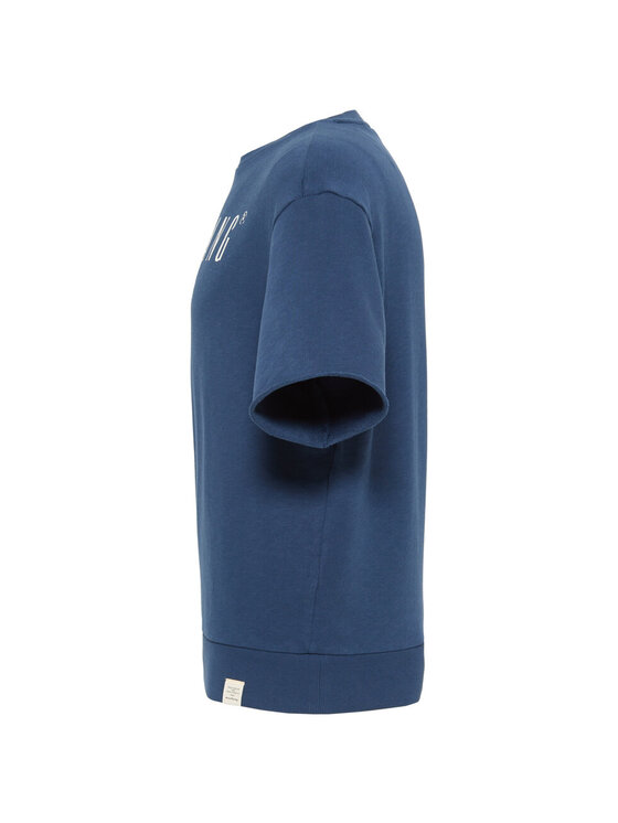 Mustang Mustang Felpa Ben Crewneck SSleeve Blu Regular Fit