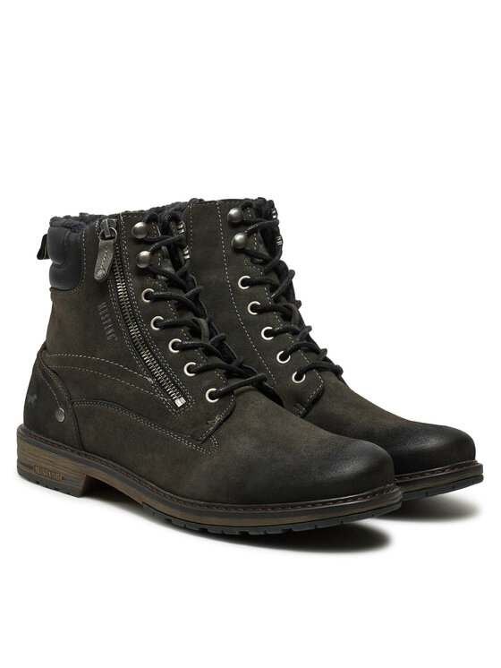 Mustang Mustang Schnürschuhe 4157-609 Grau