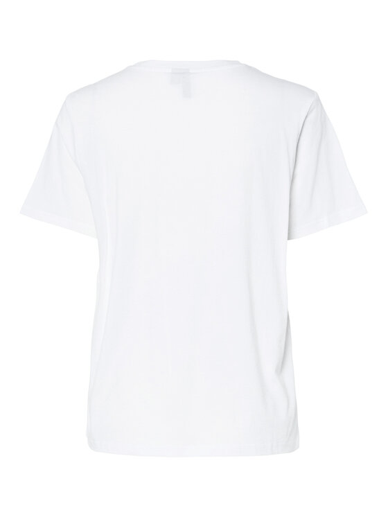 Pieces Pieces T-shirt Maria 17155082 Bijela Relaxed Fit