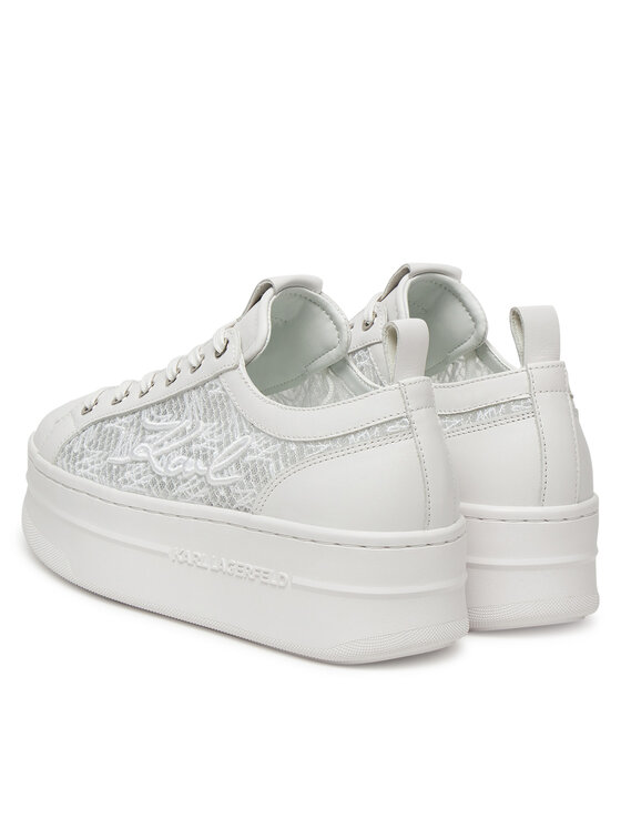 KARL LAGERFELD KARL LAGERFELD Laisvalaikio batai KL65011F Balta