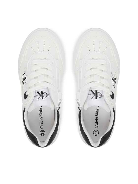 Calvin Klein Jeans Calvin Klein Jeans Снікерcи Low Cut Lace-Up Sneaker V3X9-82090-1355 M Білий