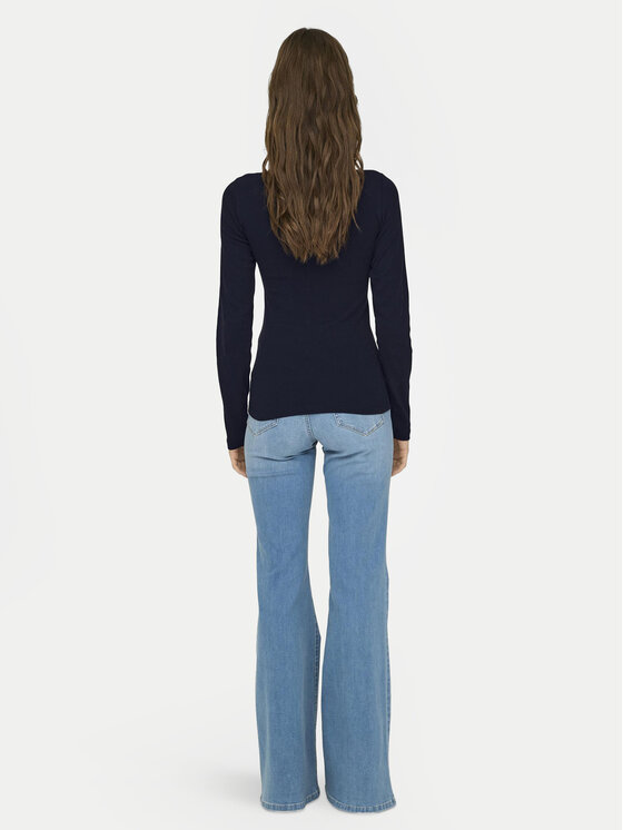 ONLY ONLY Blúz Kira 15302894 Sötétkék Slim Fit