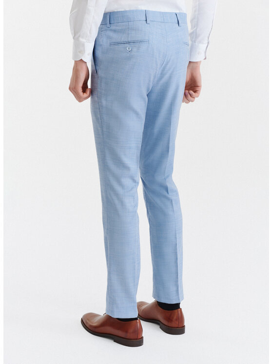 Pako Lorente Pako Lorente Spodnie garniturowe P23SF-6G-024 Niebieski Slim Fit