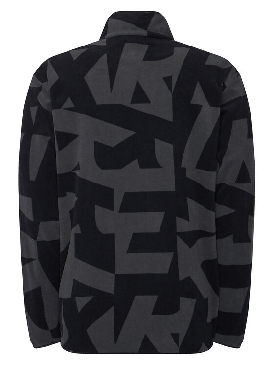 adidas adidas Polár kabát Terrex Multi Printed JY4814 Fekete Regular Fit
