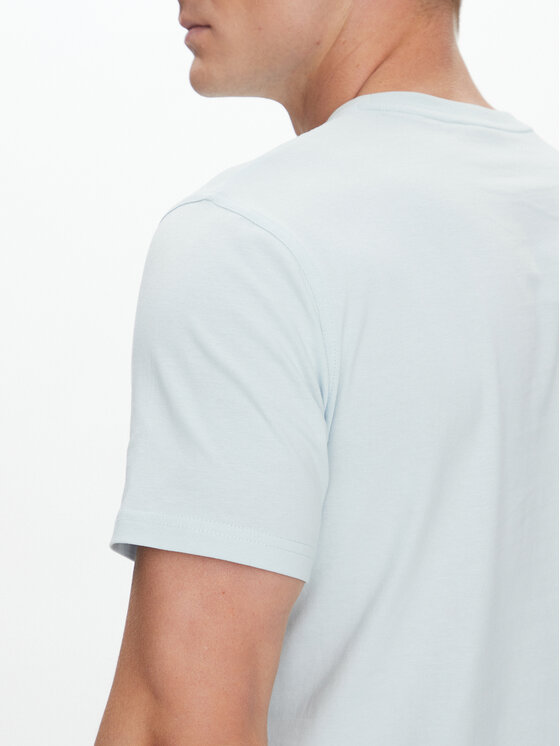 Barbour Barbour T-Shirt Lydd MTS1396BU61 Błękitny Regular Fit