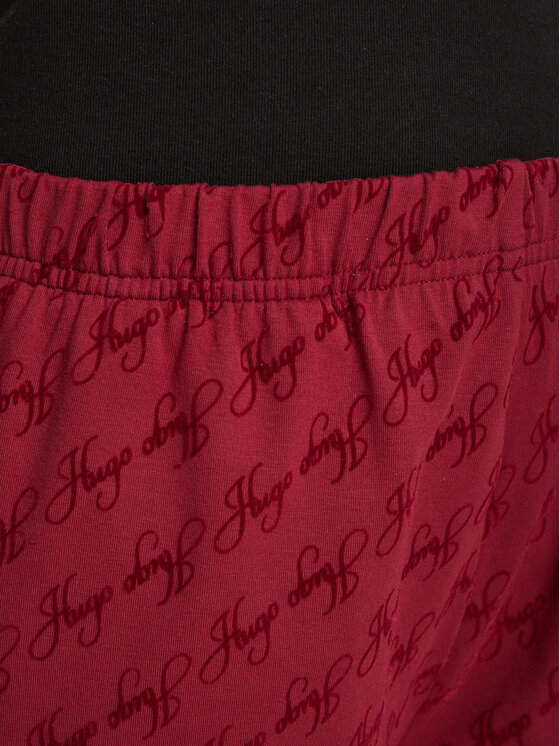 HUGO HUGO Долнище анцуг Flokky 50566682 Тъмночервен Regular Fit