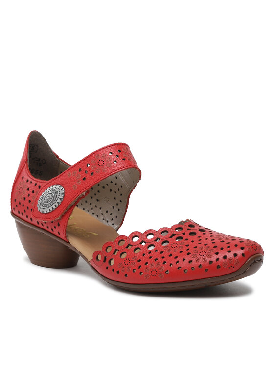 Rieker Ladies Heeled Shoes 43711, Schwarz, 38 EU Produktbild-Vorschau 12
