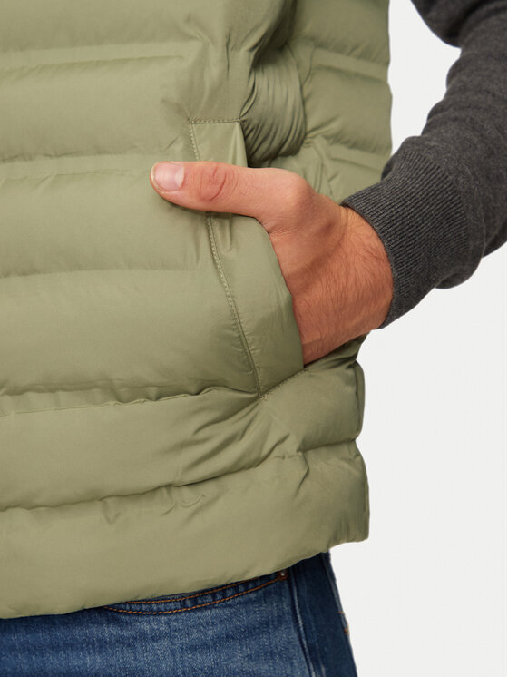 Mustang Mustang Gilet Dublin 1015601 Verde Regular Fit
