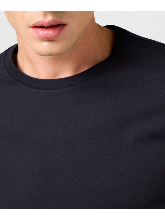 Wrangler Wrangler T-Shirt 112365120 Czarny Relaxed Fit