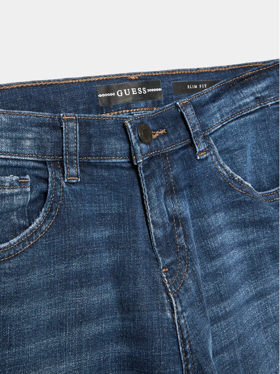Guess Guess Дънки L3YA00 D52Z0 Син Slim Fit
