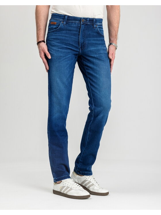 Wrangler Wrangler Jeansy TEXAS SLIM Niebieski Regular Fit