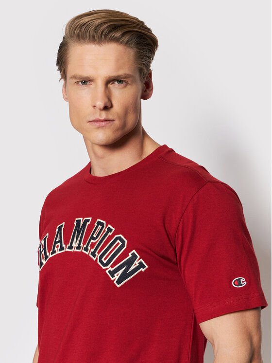 T-shirt Collegiate Logo 216575 Rosso Regular Fit