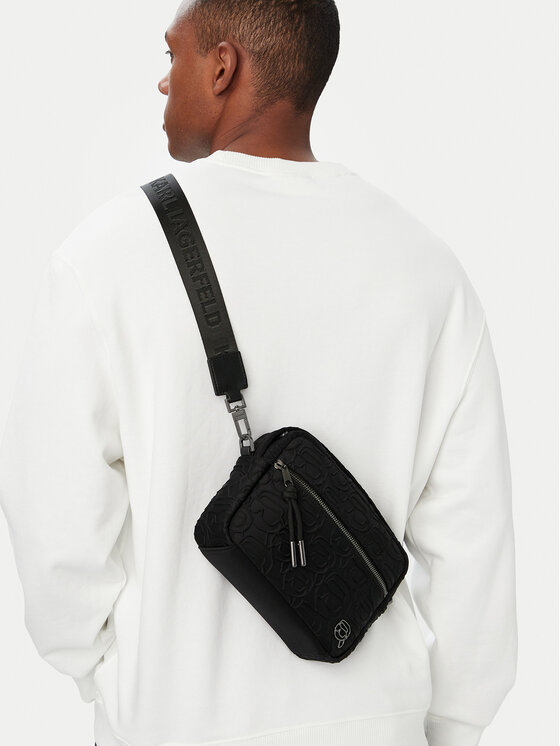 KARL LAGERFELD Crossover torbica B3M30254 Crna