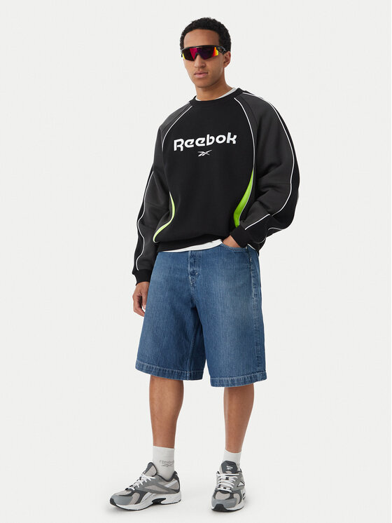 Reebok Reebok Bluza Tomasz RK25746CCM Czarny Regular Fit