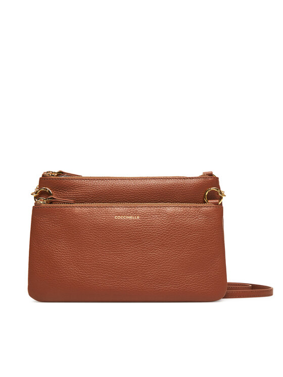 Coccinelle Coccinelle Kabelka TIF Coccinelle Yvonne E5 TIF 55 01 01 Hnědá