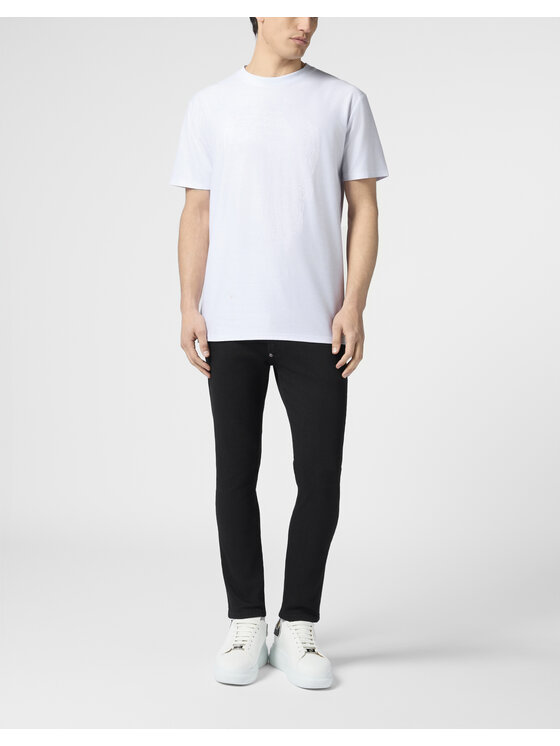 PHILIPP PLEIN PHILIPP PLEIN T-Shirt 30625 Biały Regular Fit
