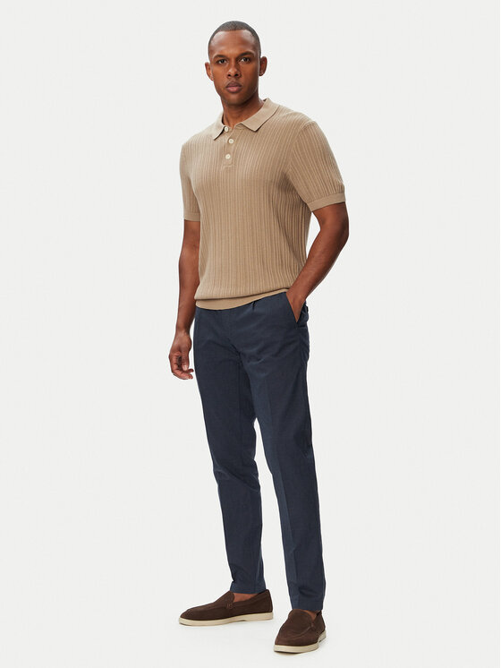 Bugatti Bugatti Pantaloni chino 1950-16210E Blu scuro Slim Fit