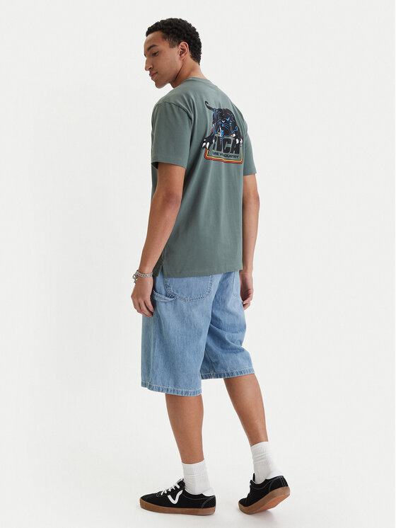 RVCA RVCA Tricou Penstation EVYZT00280 Verde Relaxed Fit