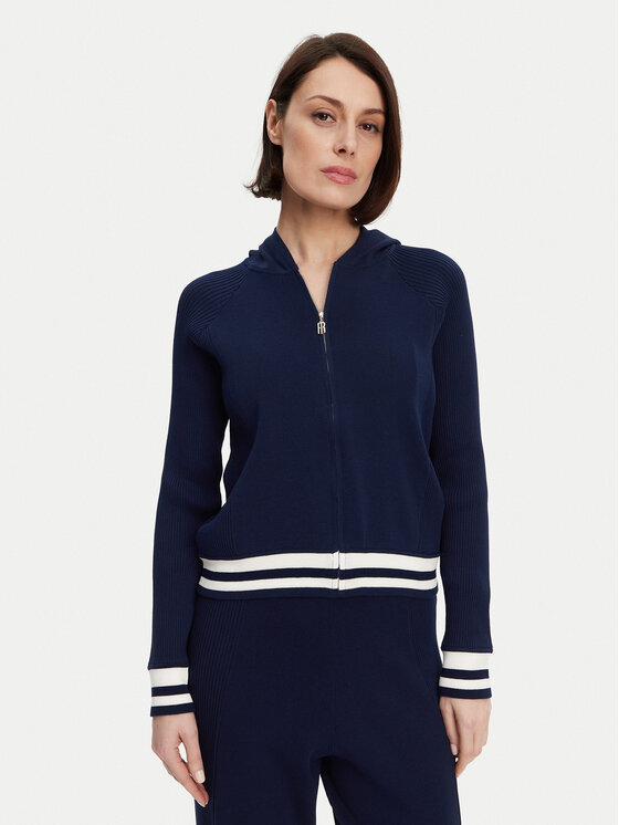 Strickjacke Fracomina, Größe L Dunkelblau FJ25ST7003K41601
