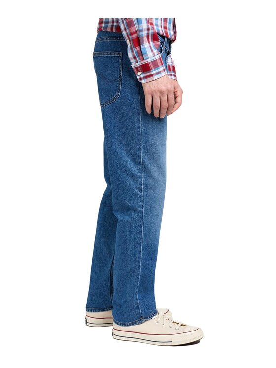 Lee Lee Jeansy 112350598 Niebieski Loose Fit