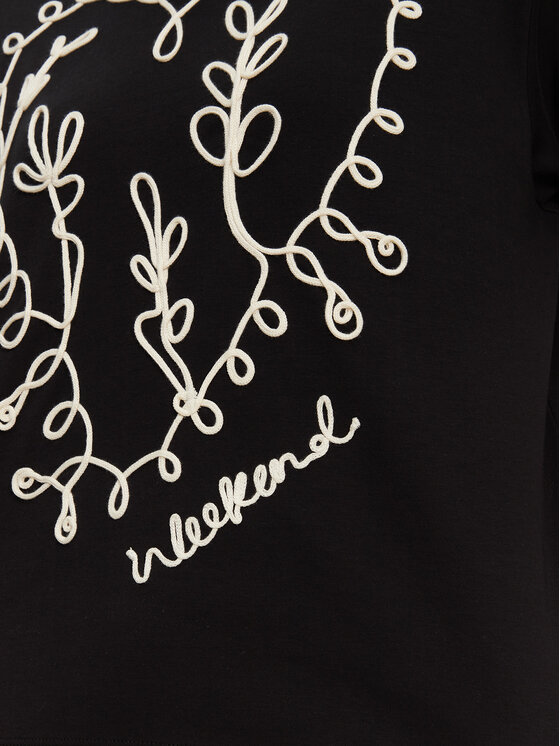 Weekend Max Mara Weekend Max Mara T-Shirt Lecco 2515941052 Czarny Boxy Fit