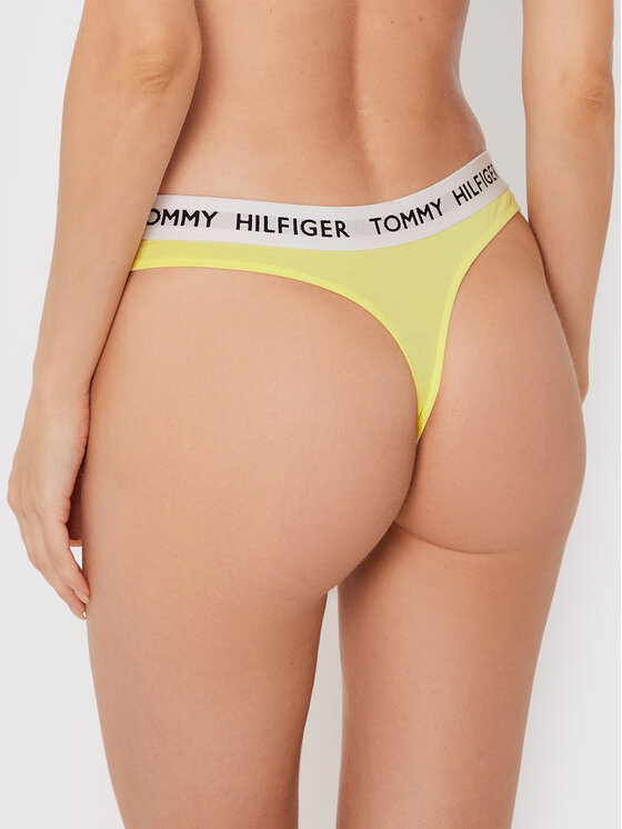 Tommy Hilfiger Tommy Hilfiger Stringi UW0UW02198 Żółty