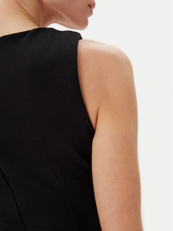 Rinascimento Rinascimento Rochie cocktail CFC0019924002 Negru Regular Fit