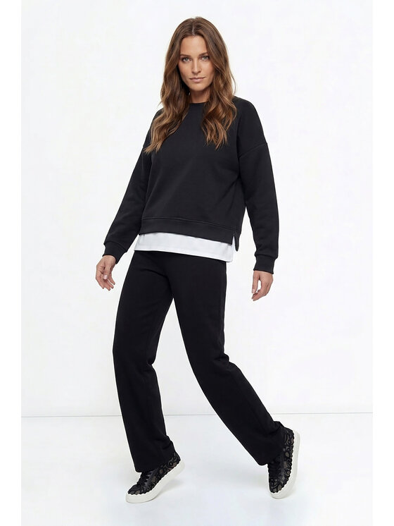 FIGL FIGL Dres M1315 Czarny Straight Fit