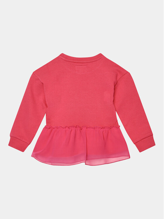 Guess Guess Bluza K3BQ04 KAV34 Roza Regular Fit
