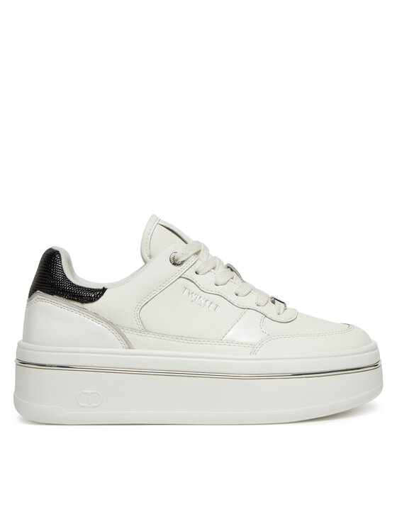 TWINSET TWINSET Sneakersy 251TCP014 Biały