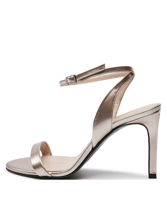Calvin Klein Calvin Klein Σανδάλια Heel Sandal 90 Pearl HW0HW02026 Χρυσό
