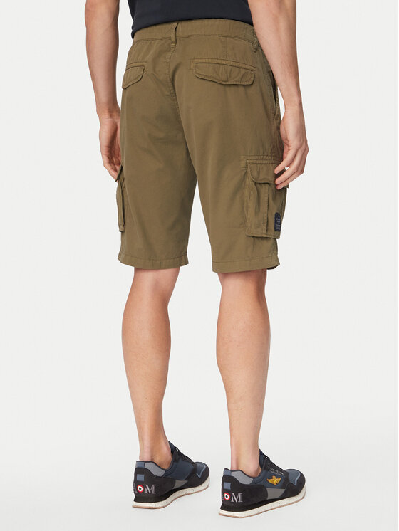 Aeronautica Militare Aeronautica Militare Σορτς υφασμάτινο 261BE0066UCT01122 Πράσινο Regular Fit