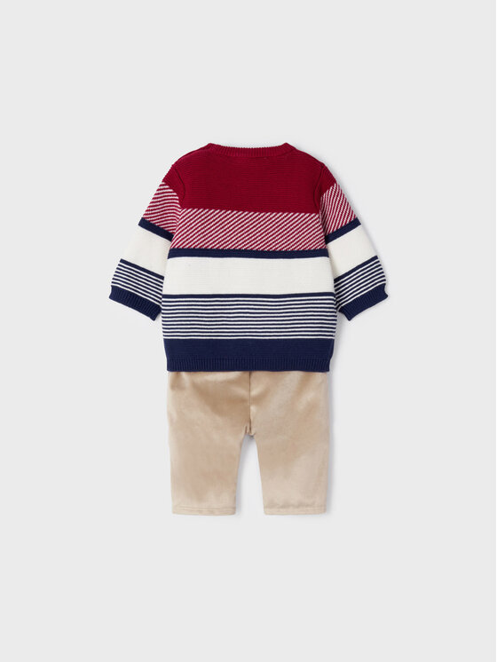 Mayoral Mayoral Set džemper, hlače i portikla 2522 Šarena Regular Fit