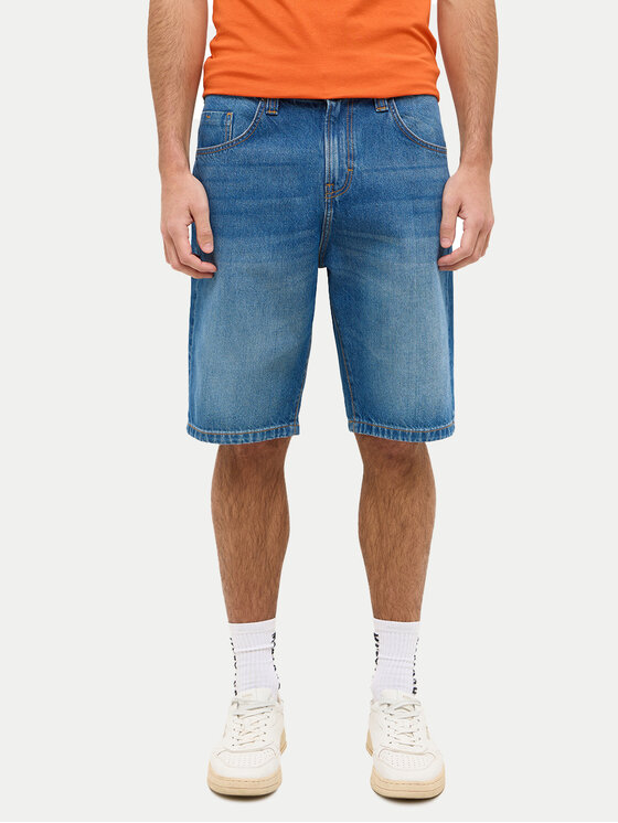 Mustang Mustang Jeansshorts Jackson 1016457 Blau Straight Fit