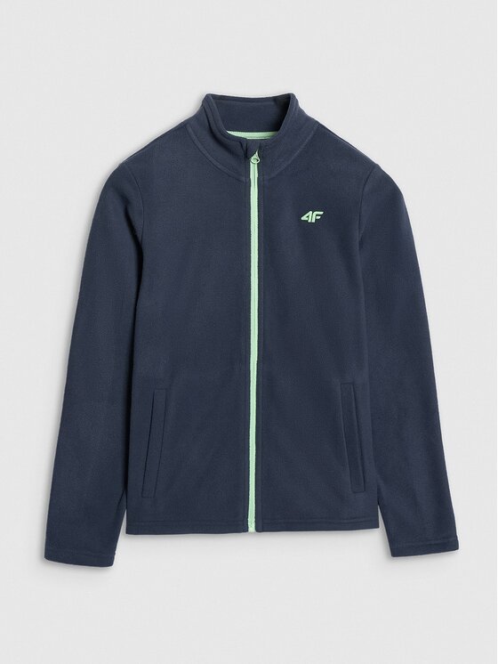 4F 4F Felpa di pile FJWAW25TFLEM413-31S Blu Regular Fit