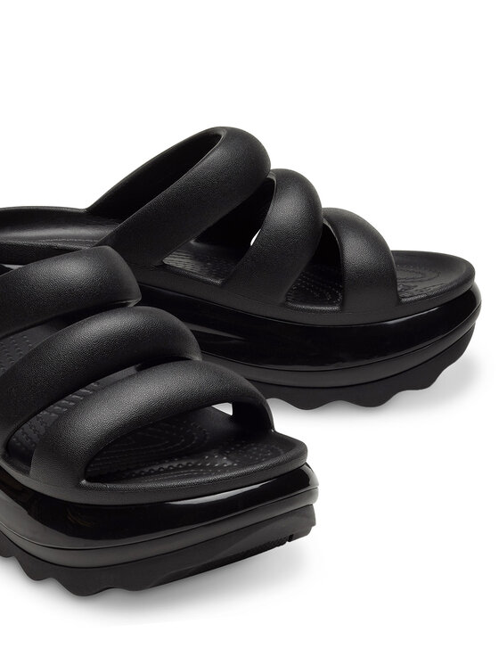Crocs Crocs Παντόφλες Mega Crush Triple Strap 209842 Μαύρο