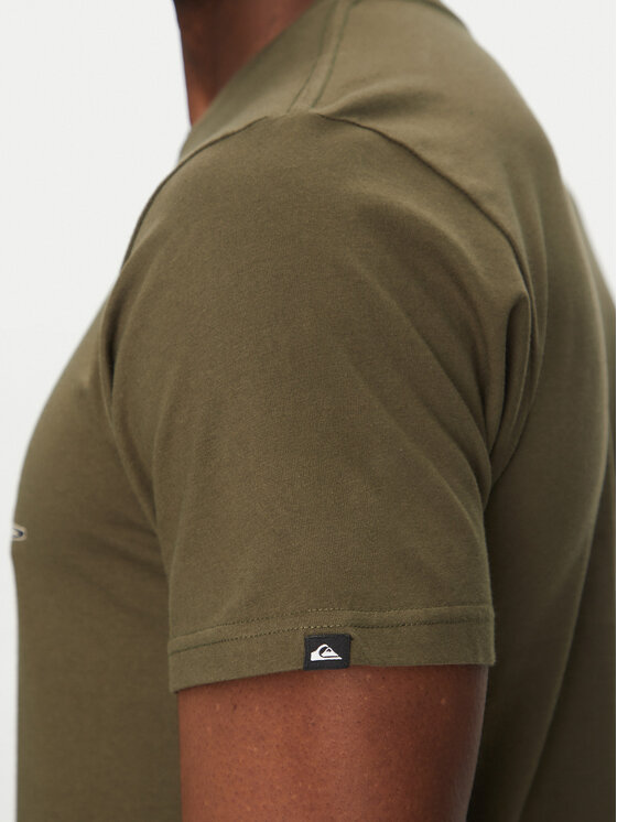 Quiksilver Quiksilver T-shirt EQYZT08056 Zelena Regular Fit
