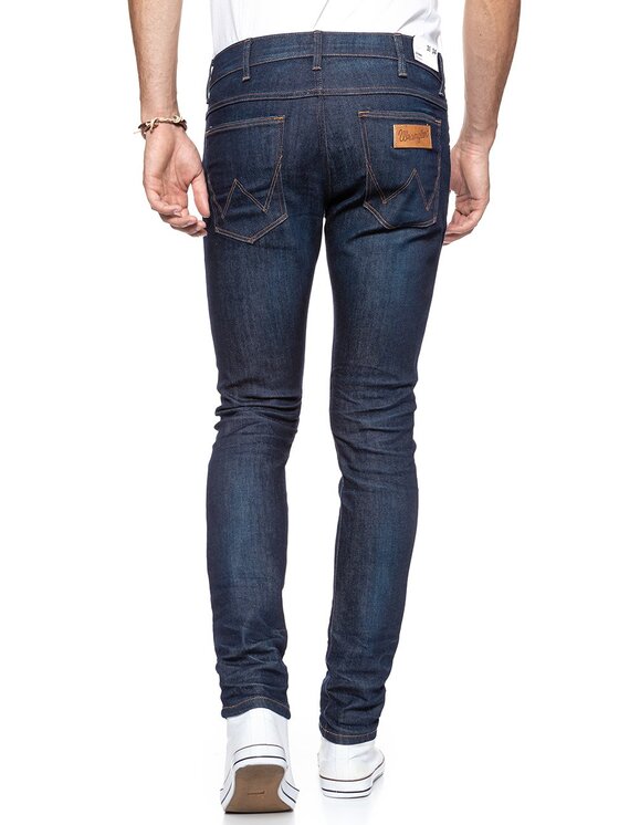 Wrangler Wrangler Jeansy BRYSON Niebieski Skinny Fit
