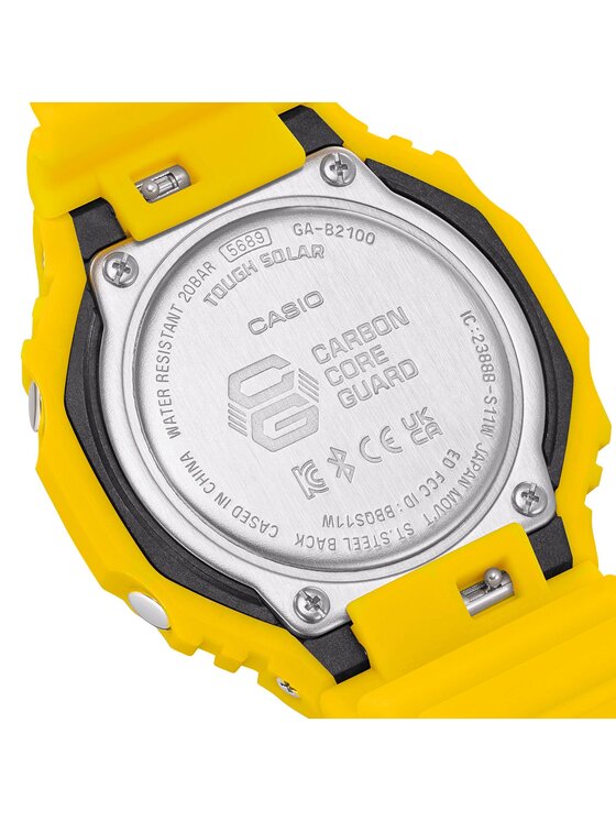 G-Shock G-Shock Zegarek GA-B2100C-9AER Żółty