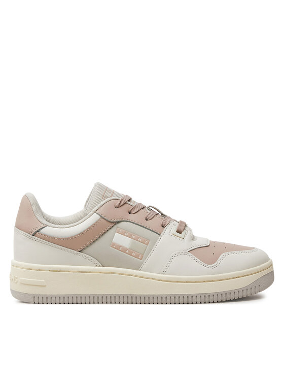 Tommy Jeans Tommy Jeans Tenisice Tjw Retro Basket Total Logo EN0EN02606 Écru