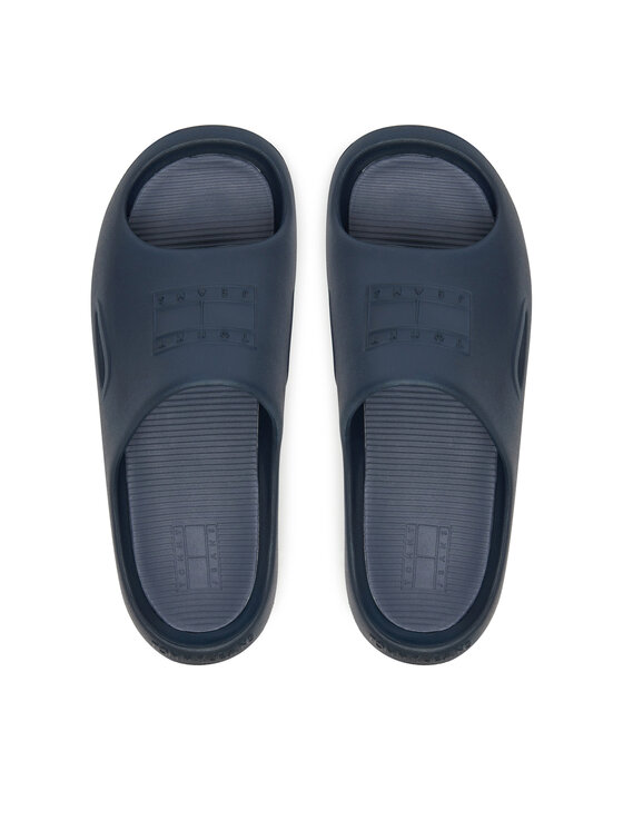 Tommy Jeans Tommy Jeans Klapki Sporty Pool Slide EM0EM01582 Granatowy