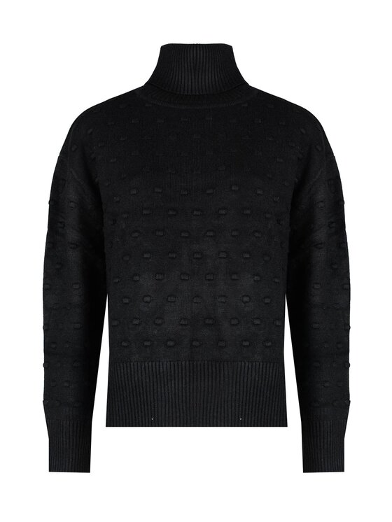 Silvian Heach Silvian Heach Πουλόβερ PGA22130LU Μαύρο Oversize