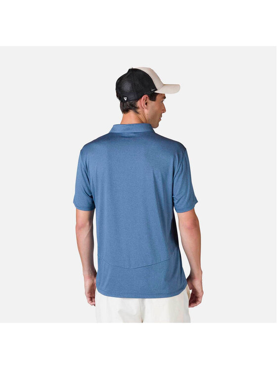 Rossignol Rossignol Polo Slub Polo Niebieski Regular Fit