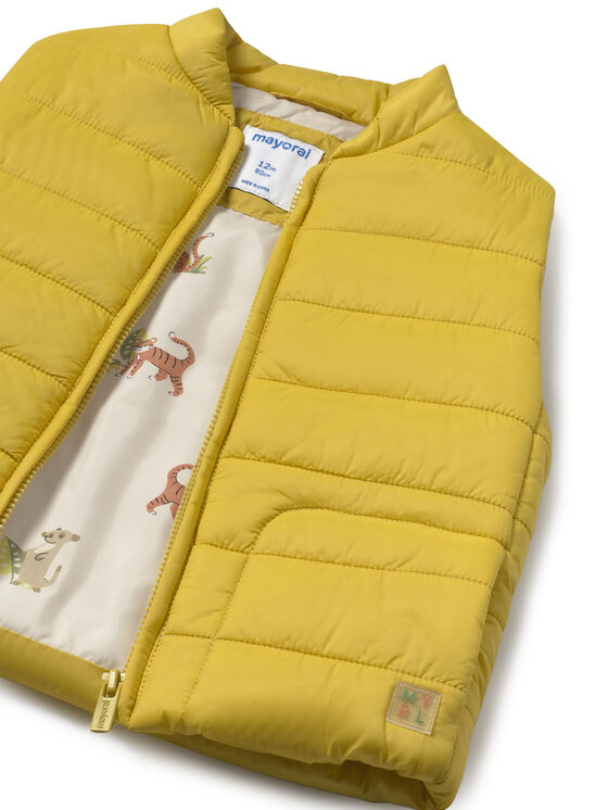 Mayoral Mayoral Жилетка за костюм 1304 Жълт Regular Fit