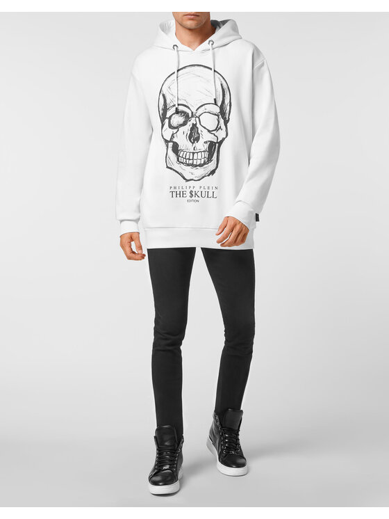 PHILIPP PLEIN PHILIPP PLEIN Felpa 453 Bianco Regular Fit